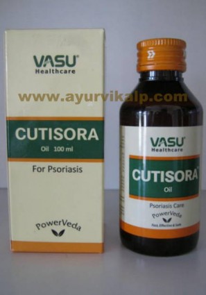 Vasu CUTISORA Oil,100 ml For Psoriasis